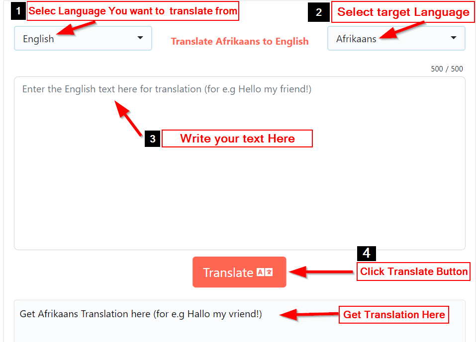 step by step guide to translate using translatiz tool